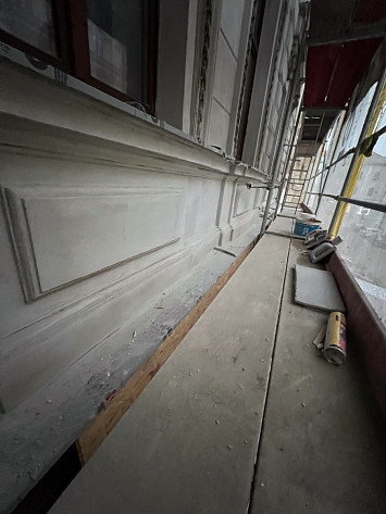 2025 Plachého 6, Plzeň- rekonstrukce historické fasády včetně výroby ozdobných prvků