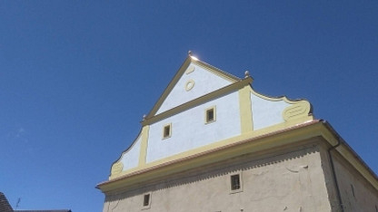 Špýchar Litice, 2016- rekonstrukce historické fasády, nová střešní krytina