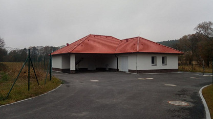 Výstavba ČOV, Ledce, 10/2020-03/2021