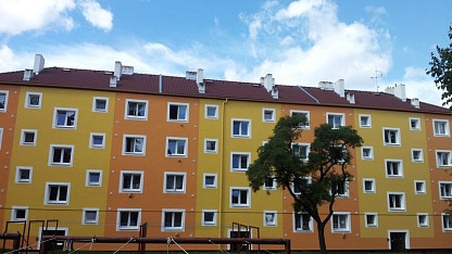 Gruzínská 3,5,7, Plzeň, 2011- zateplení fasády